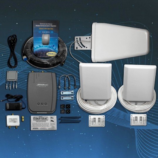 KIT REPETIDOR CELULAR Y BAM JDTECK-JD55-PR DUAL WALL