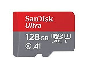 MICROSD 128GB CON ADAPTADOR SANDISK