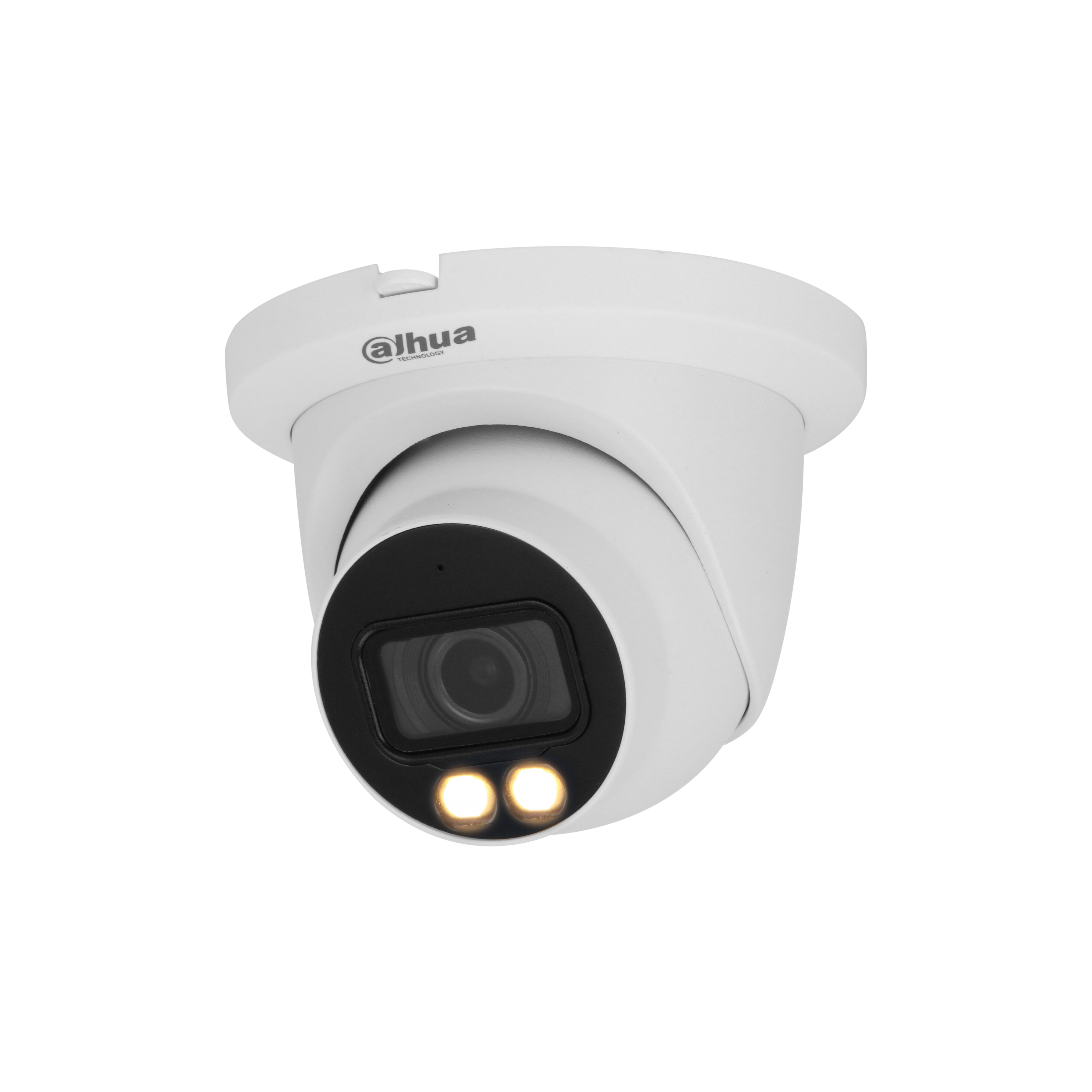 Cámara Mini Domo IP 4MP ePoE WizMind Luz Cálida 30m DH-IPC-HDW5449TM-S