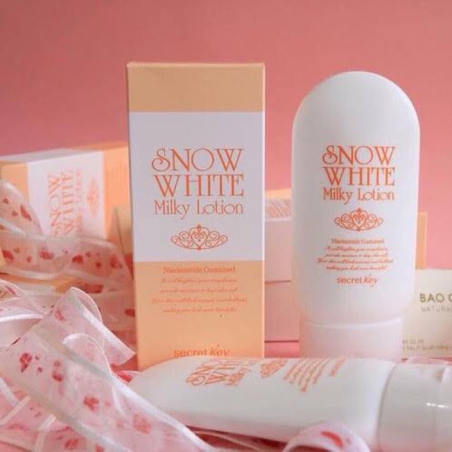 Snow White Milky Lotion crema aclarante