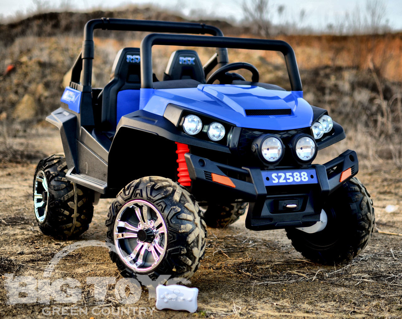 Buggy Infantil 12 Volts, todo terreno con doble Asiento y...