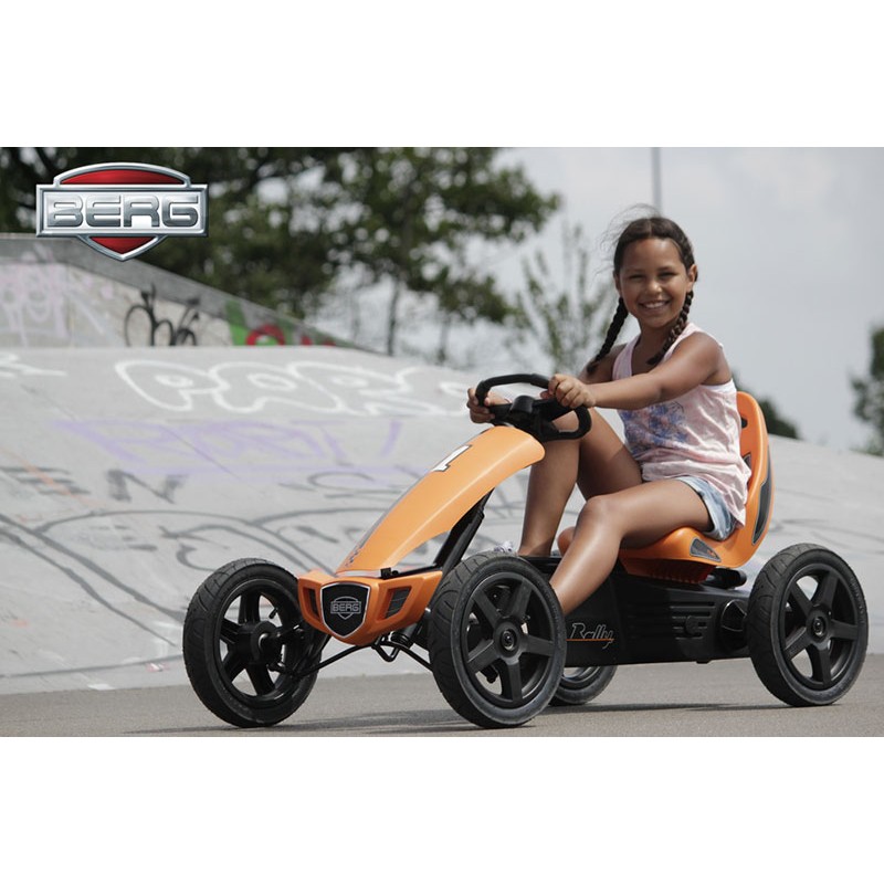 Go Kart a Pedal Rally Naranja