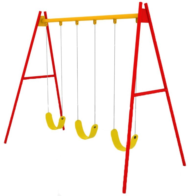 Columpio para Plaza de 3 Asientos Recto.