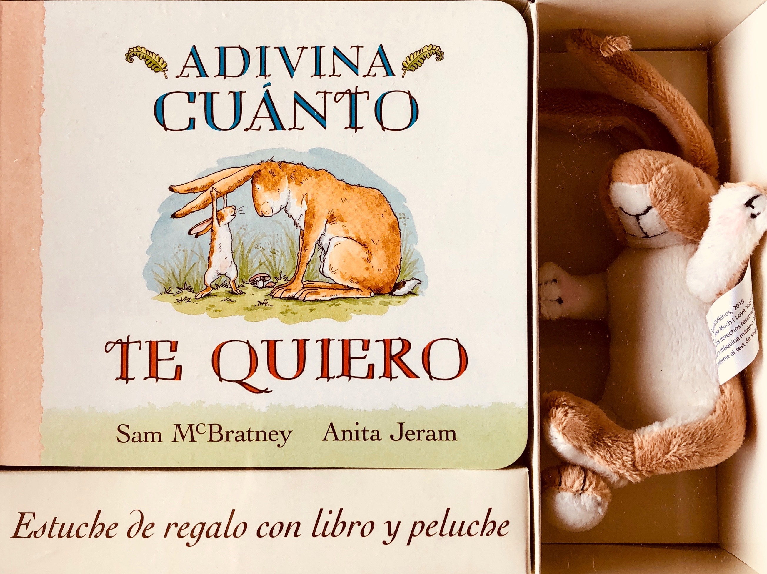 Adivina cuánto te quiero - CON PELUCHE (en estuche de regalo)