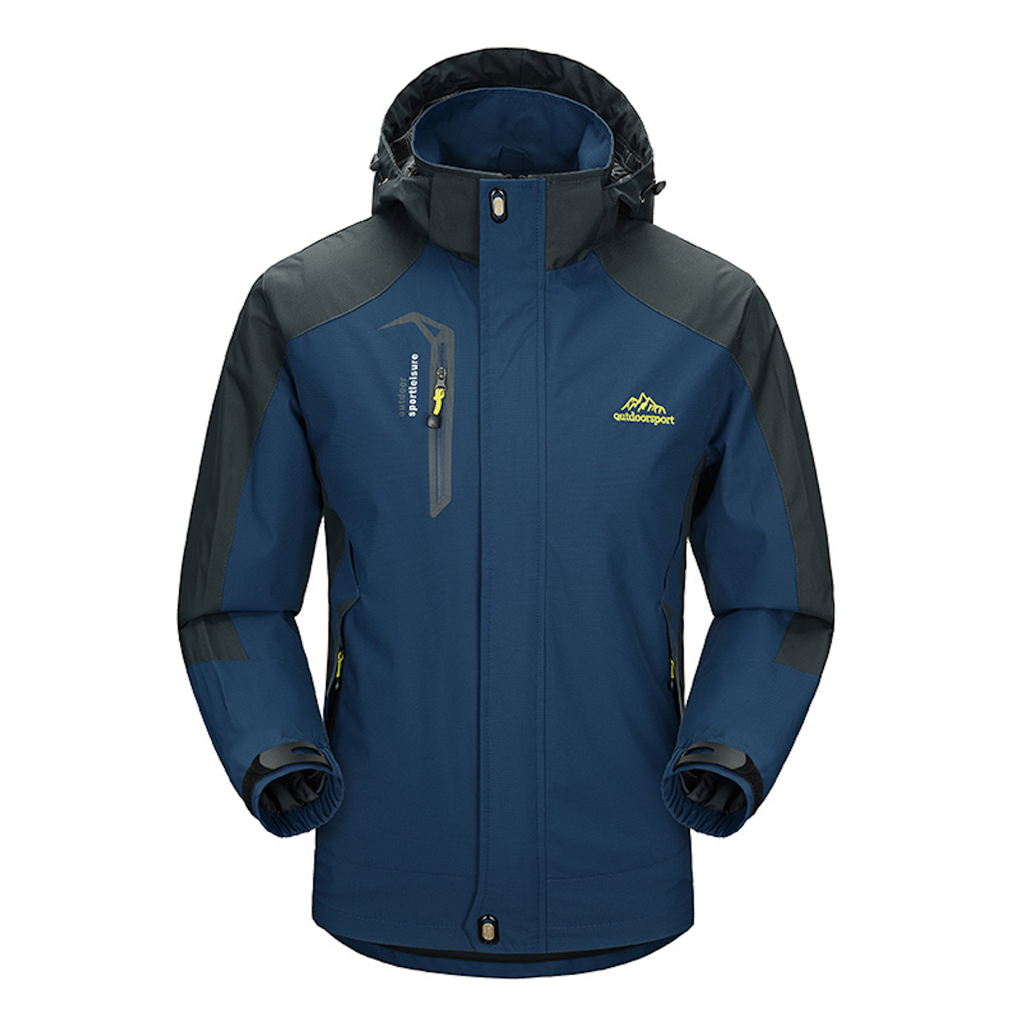 Chaqueta impermeable con capucha clearance