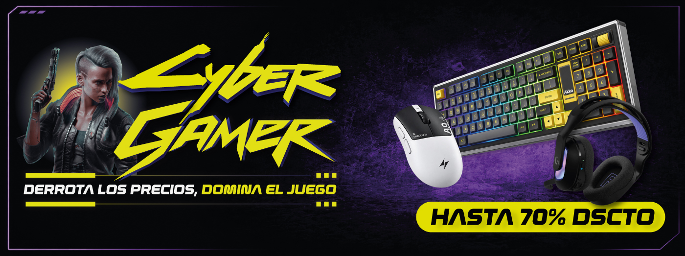 Cyber Gamer 2026 en VGamers: hasta 70% de descuento en teclados, mouse y audífonos gamer