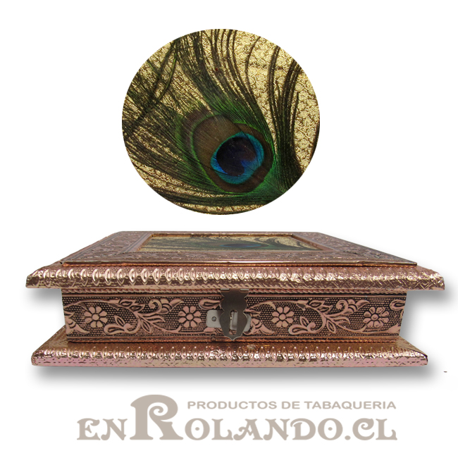 Caja Decorativa Cubierta en Metal Labrado #16 ($7.990 x M )