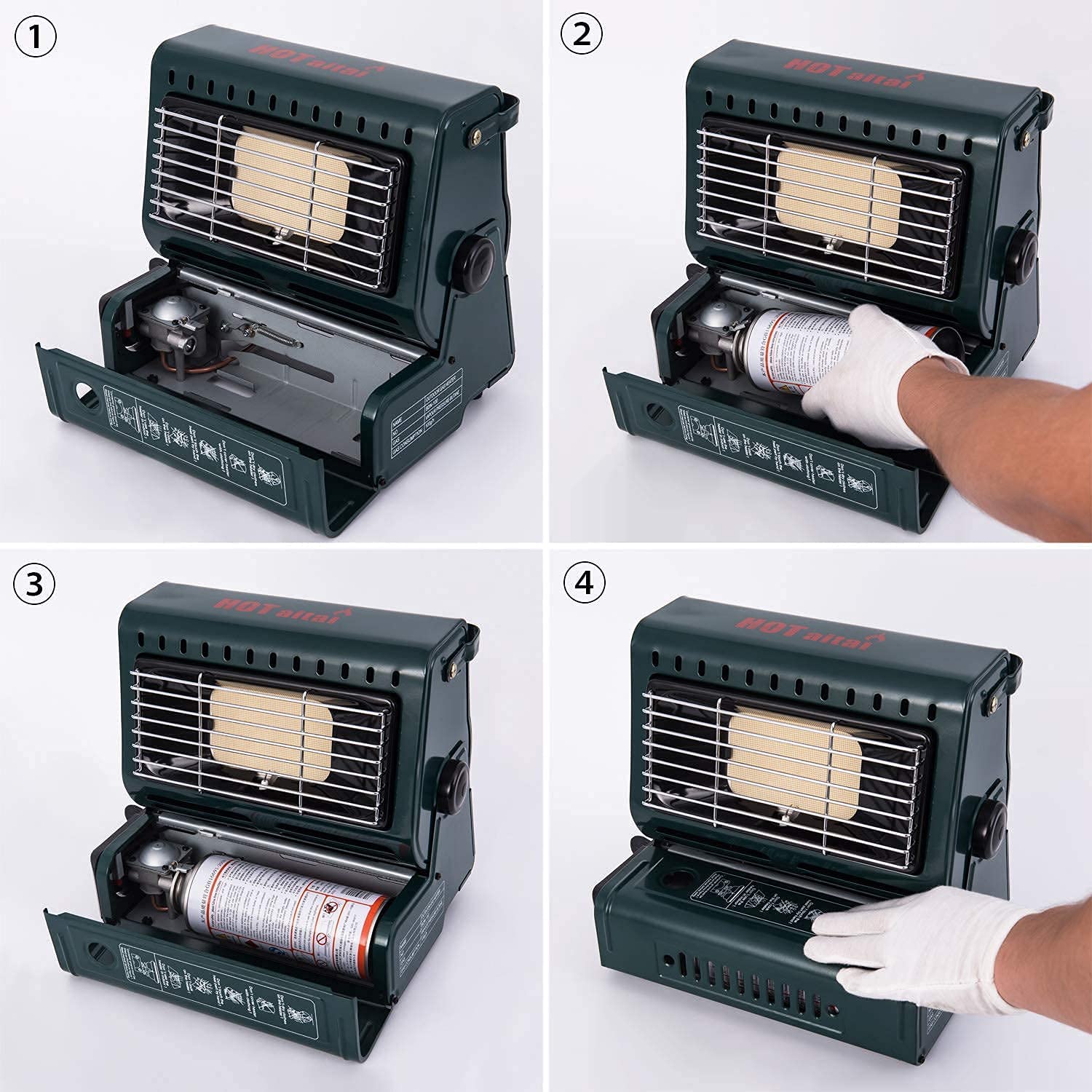 Estufa portátil a gas