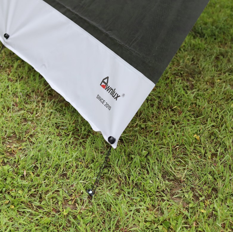 Extensión de toldo para toldo lateral de casa rodante