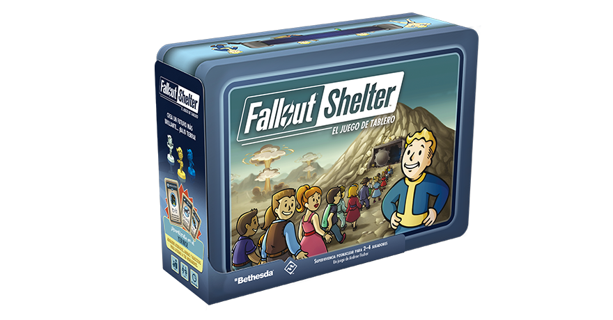 Caja de Fallout Shelter: El juego de Tablero