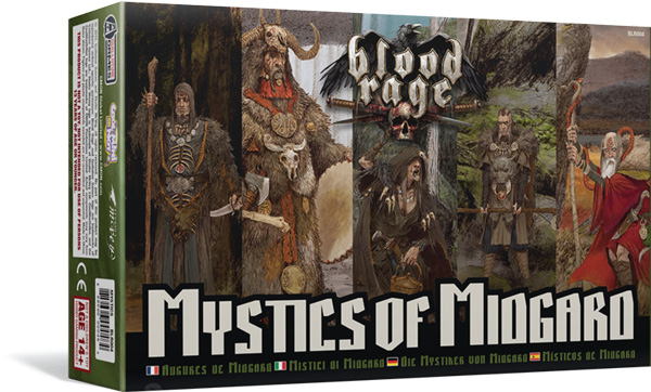 Caja de Blood Rage - Expansión Misticos de Midgard