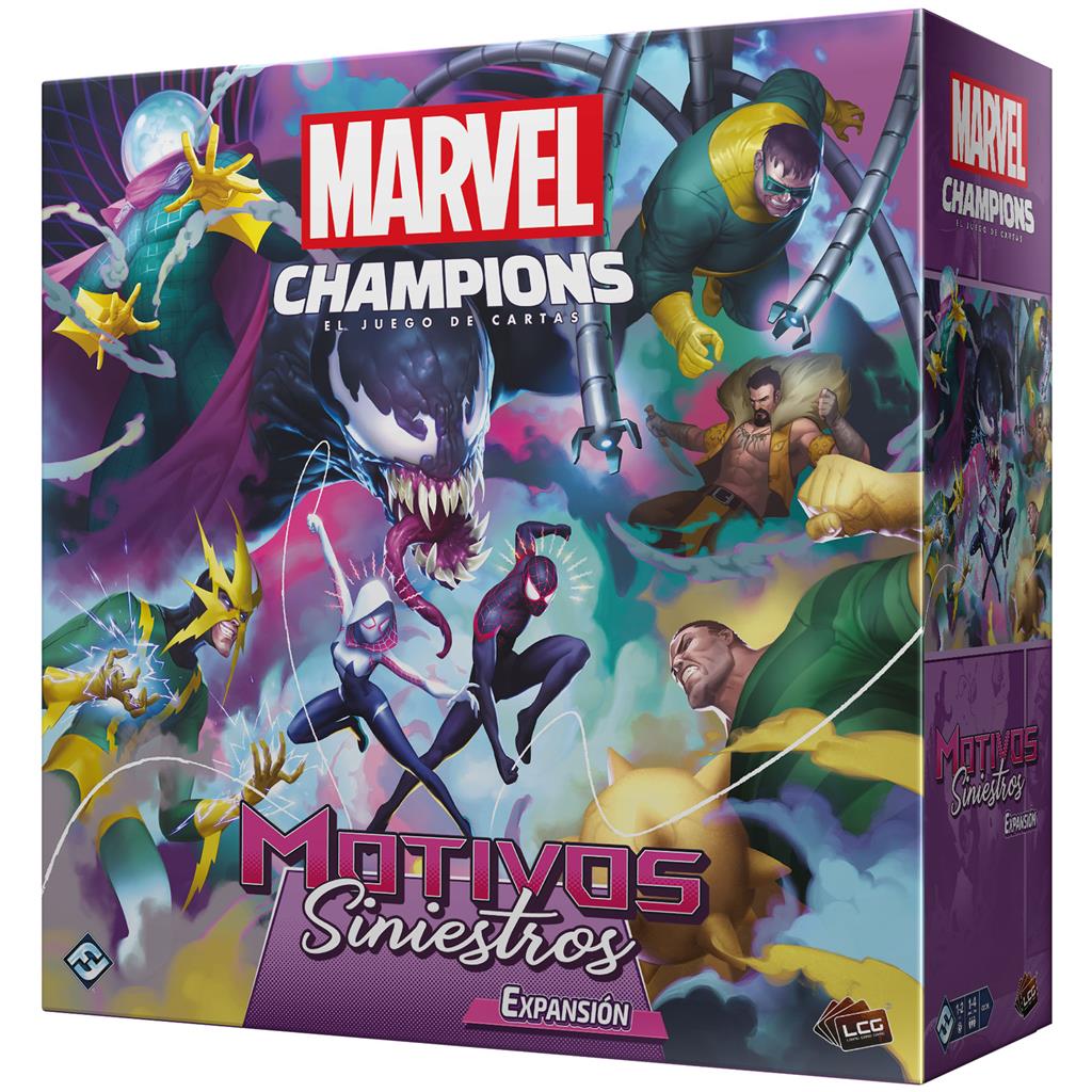 Caja de Marvel Champions: Motivos Siniestros