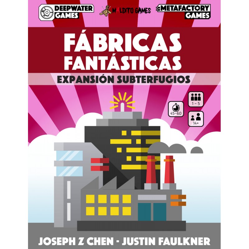 Caja de FÁBRICAS FANTÁSTICAS - Expansión SUBTERFUGIOS