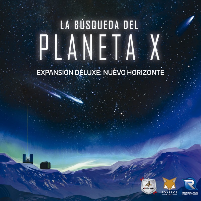 Caja de La búsqueda del planeta X - Expansión Deluxe: Nuevo Horizonte
