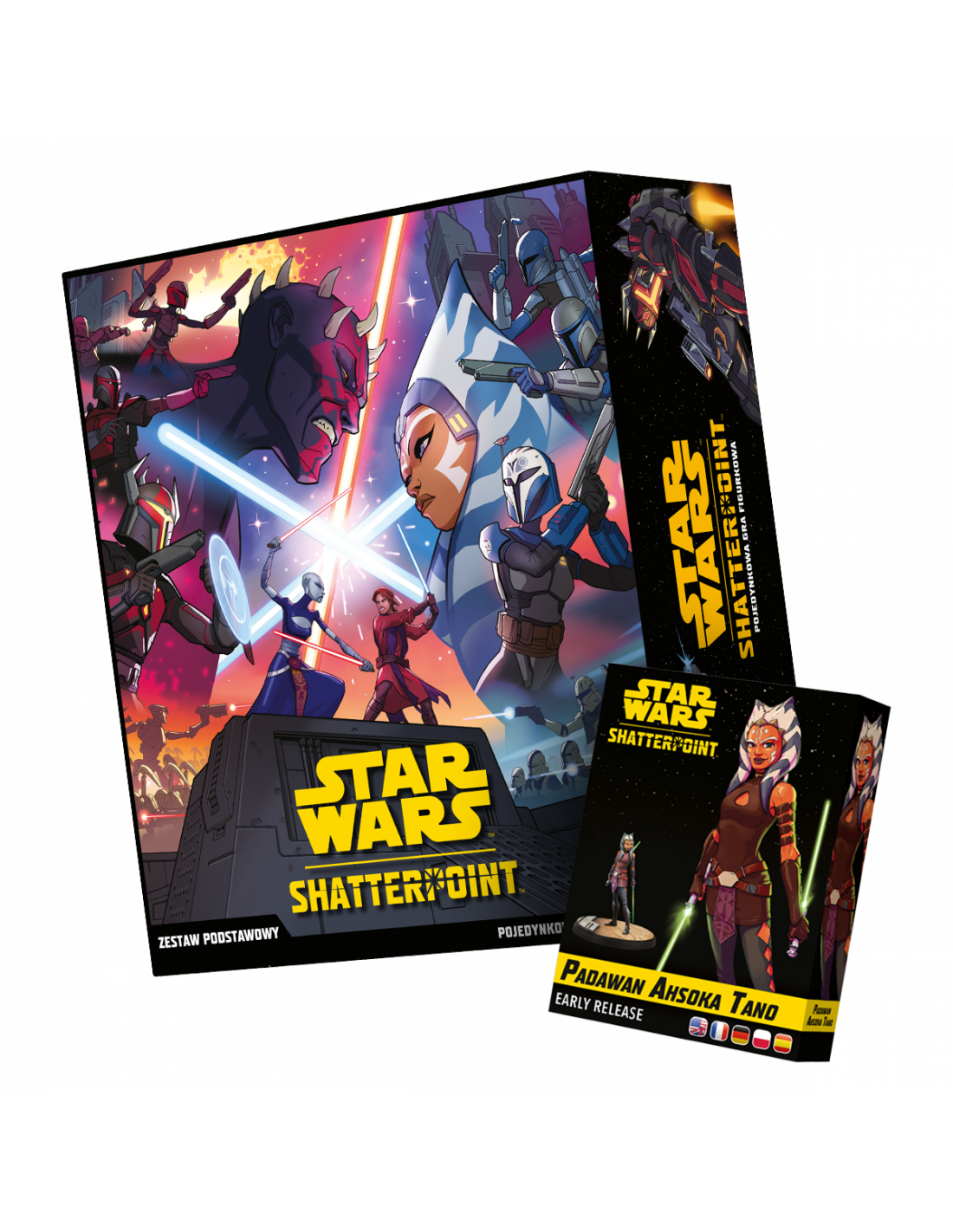 Caja de Star Wars Shatterpoint + Padawan Ahsoka