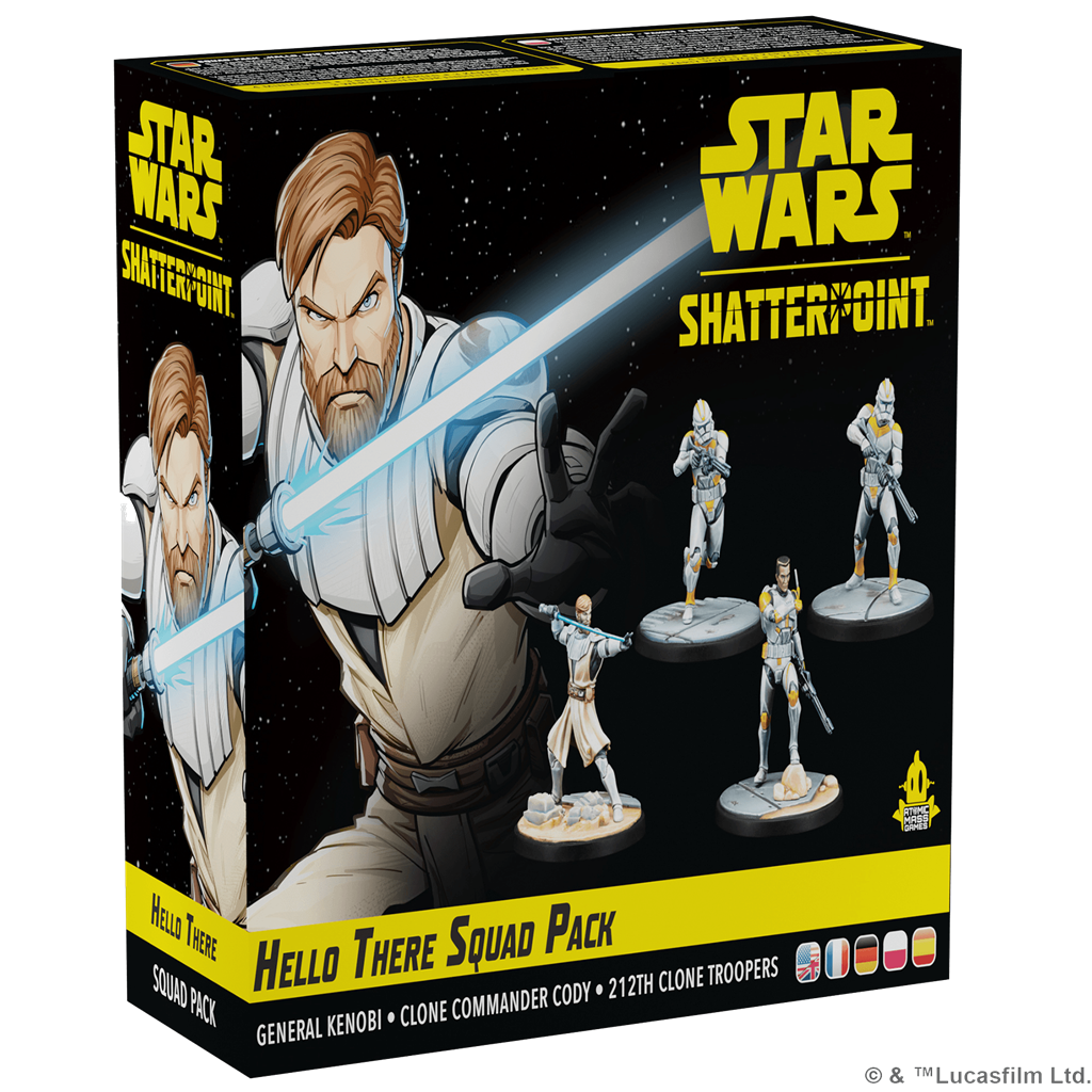Caja de Star Wars Shatterpoint Hello There – General Obi-Wan Kenobi Squad Pack