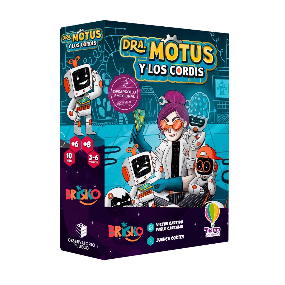 Caja de Dra Motus y los Cordis. Un juego de expresión emocional