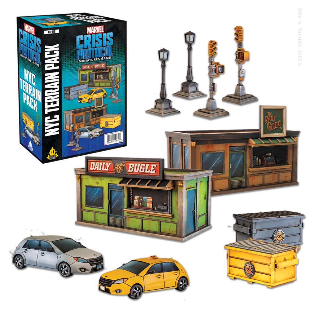 Caja de Marvel Crisis Protocol: NYC Terrain Expansion