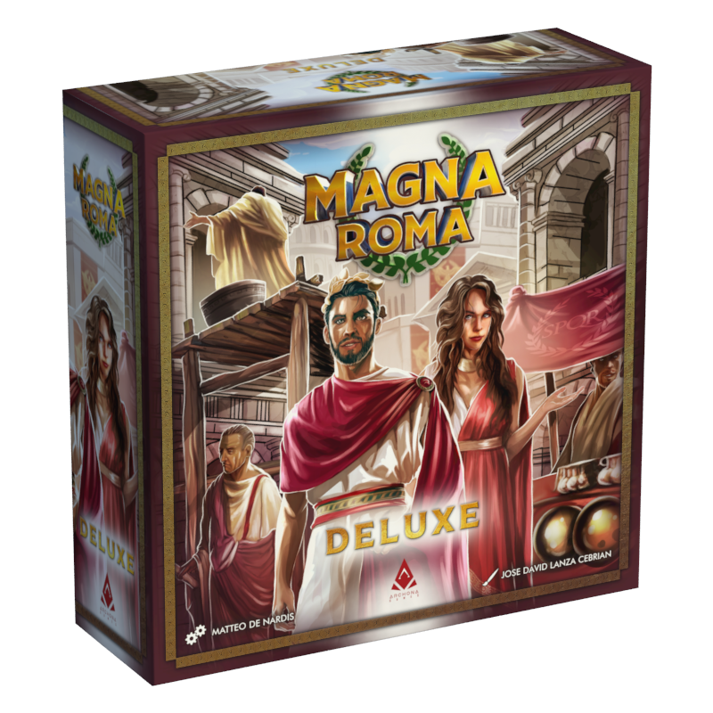 Caja de MAGNA ROMA EDICION DELUXE + EMPEROR BOX + EXPANSION DOMINUS (TODO EN ESPAÑOL)