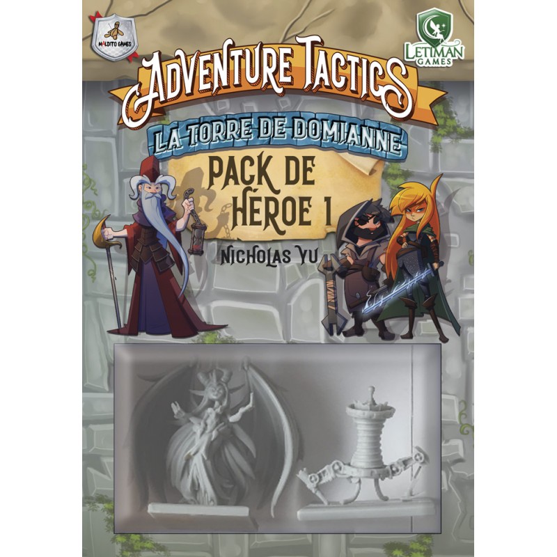 Caja de Pack de Héroe 1 - Adventure Tactics: La torre de Domianne
