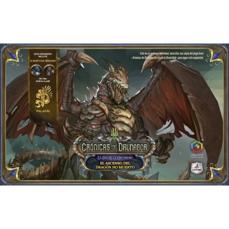 Caja de EL ASCENSO DEL DRAGÓN NO MUERTO - CRÓNICAS DE DRUNAGOR