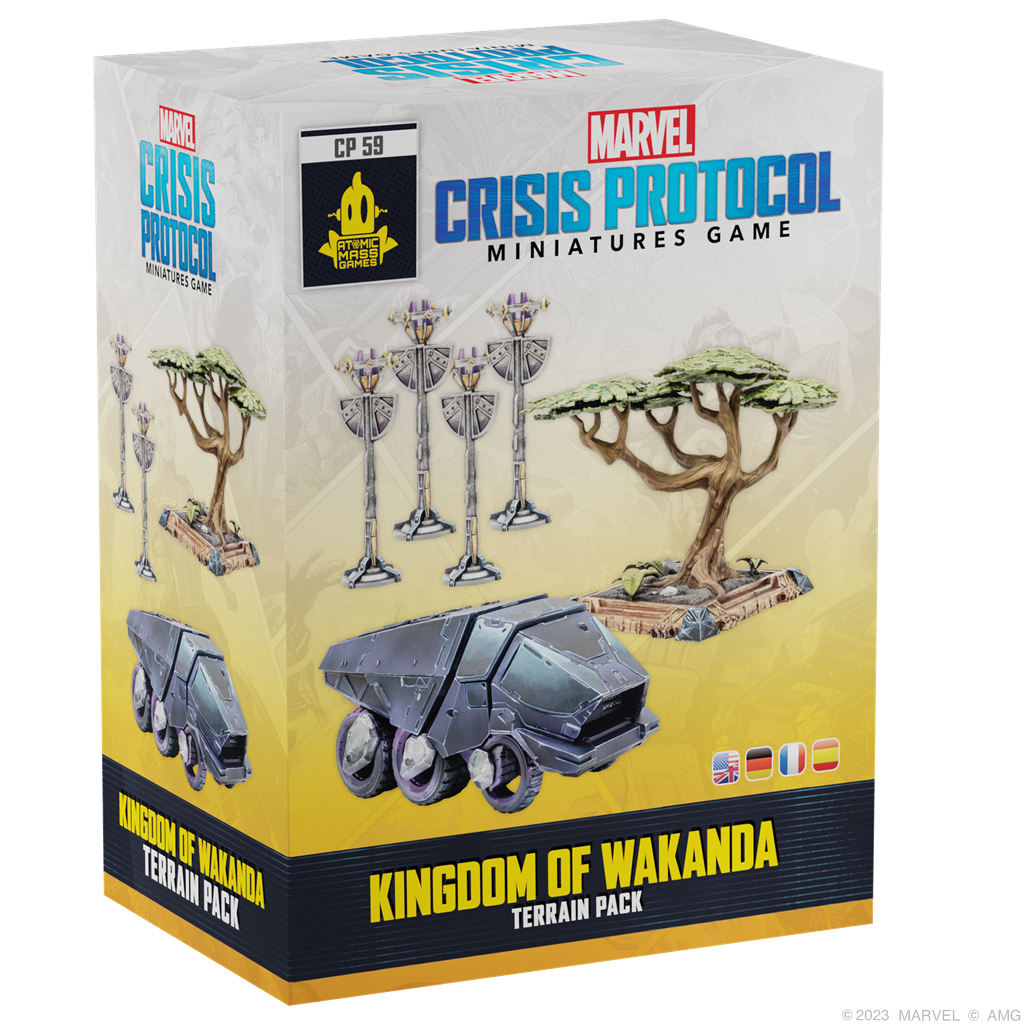 Caja de Marvel Crisis Protocol Kingdom of Wakanda Terrain Pack