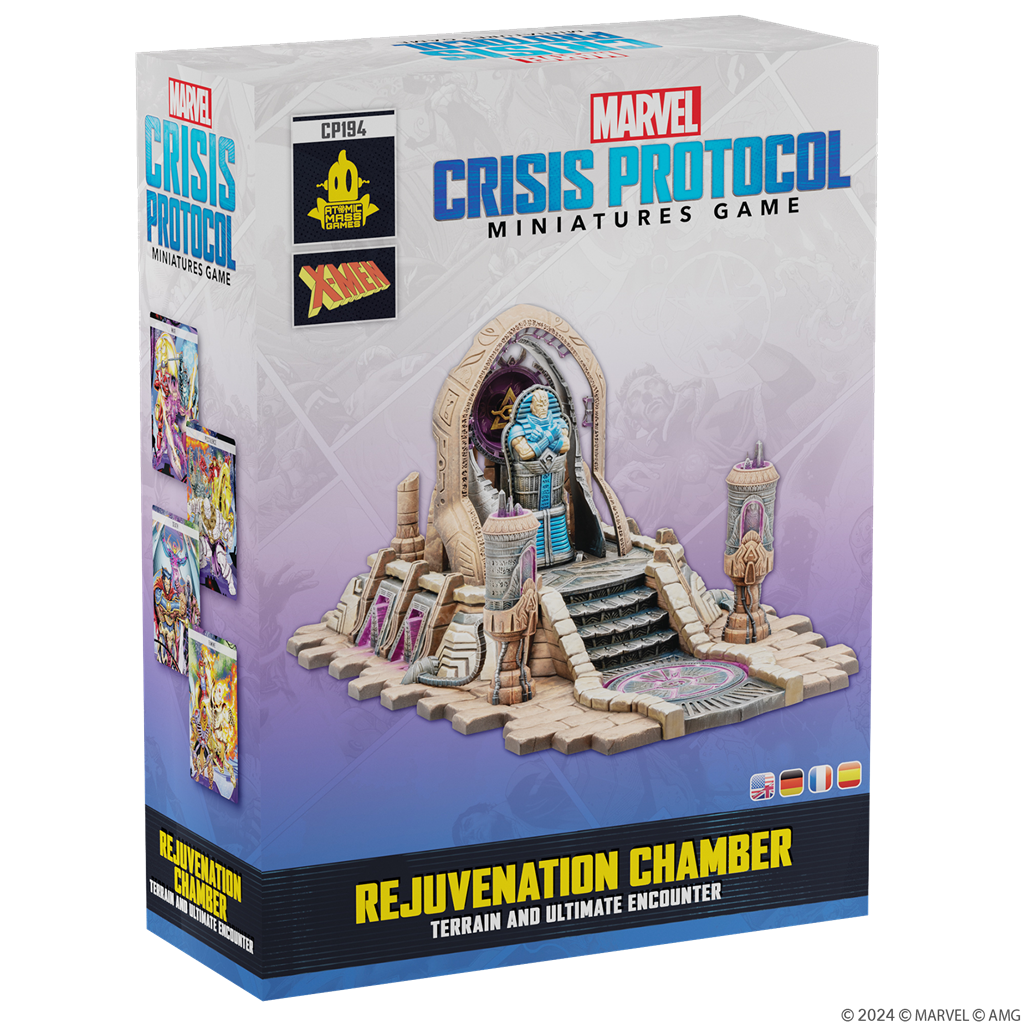 Caja de Marvel Crisis Protocol - Rejuvenation Chamber Ultimate Encounter