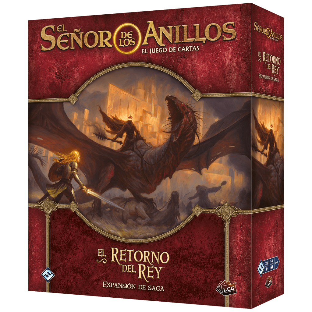 Caja de El Señor de los Anillos LCG - El Retorno del Rey expansión de saga