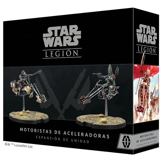 Caja de Star Wars Legion: Motoristas de Aceleradoras