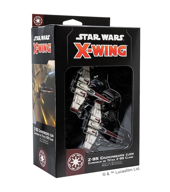 Caja de Star Wars X-Wing Expansión: Z-95 Cazacabezas clon