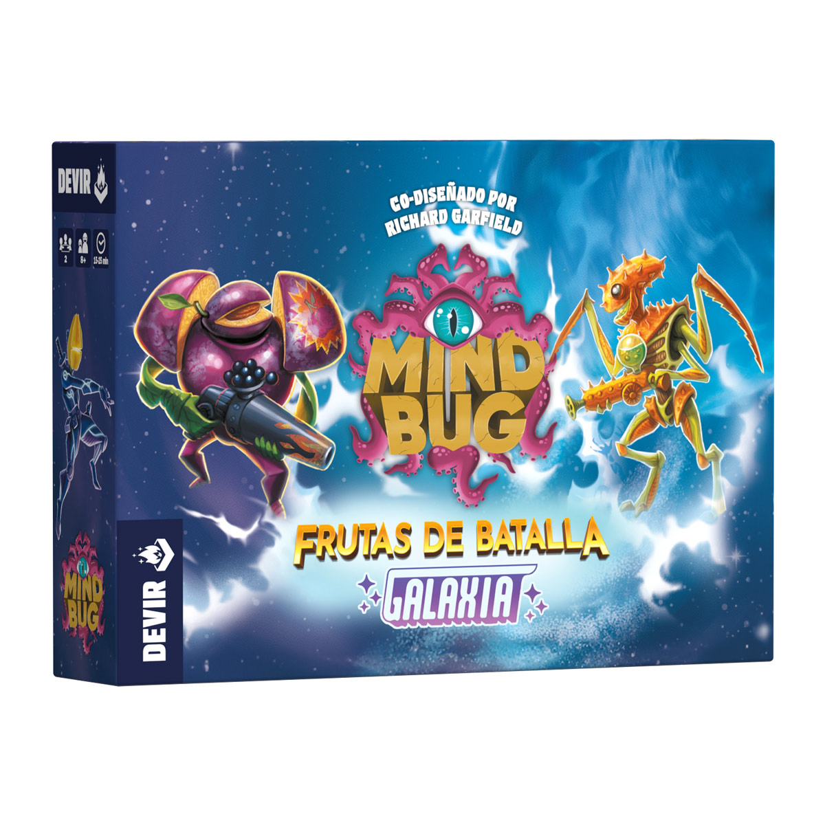 Caja de Mindbug Batalla de Frutas Galaxia