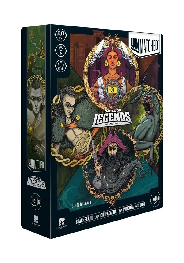 Caja de Unmatched: Batalla de leyendas Volumen 3