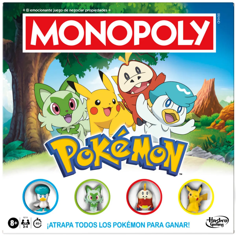 Caja de Monopoli de pokemon