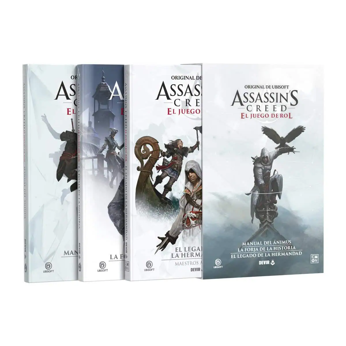 Caja de Assassin’s creed – El juego de Rol + 3 libros