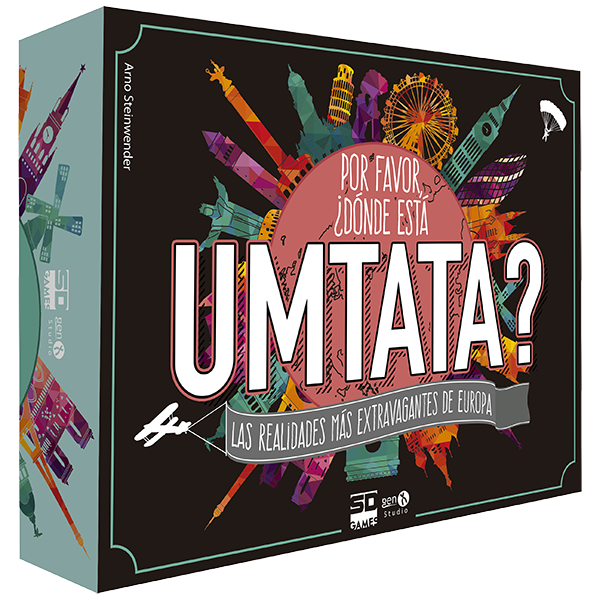 Caja de Por Favor ¿Donde esta Umtata? - Juego de Mesa - (Español)
