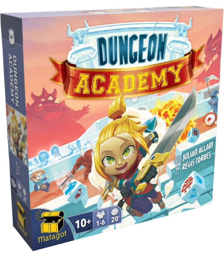Caja de Dungeon Academy - Juego de Mesa