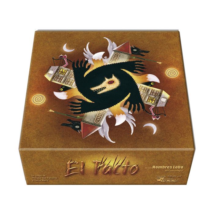 Caja de El Pacto de los Hombre Lobo de Castronegro - Juego de Mesa