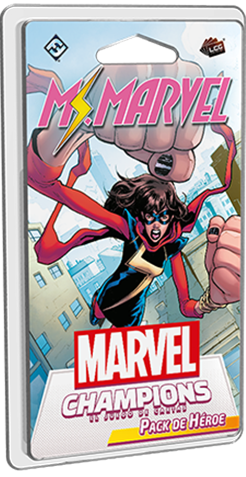 Caja de Marvel Champions Pack de Heroe Ms. Marvel