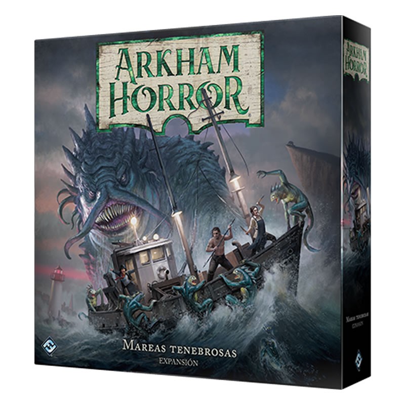 Caja de Arkham Horror Expansión Mareas Tenebrosas