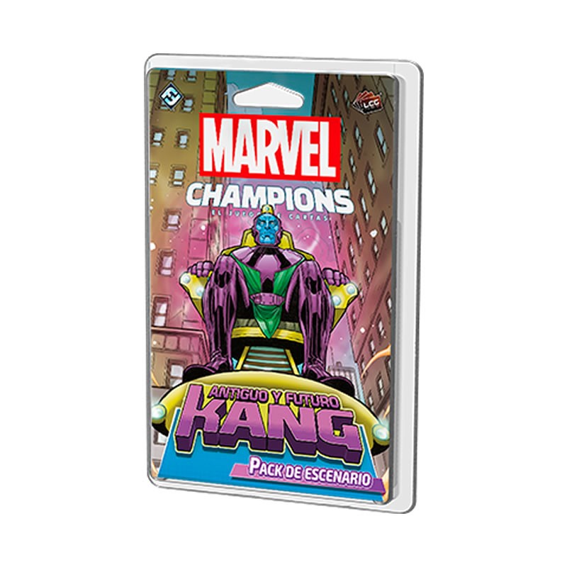 Caja de Marvel Champions Pack de Escenario Antiguo y Futuro Kang