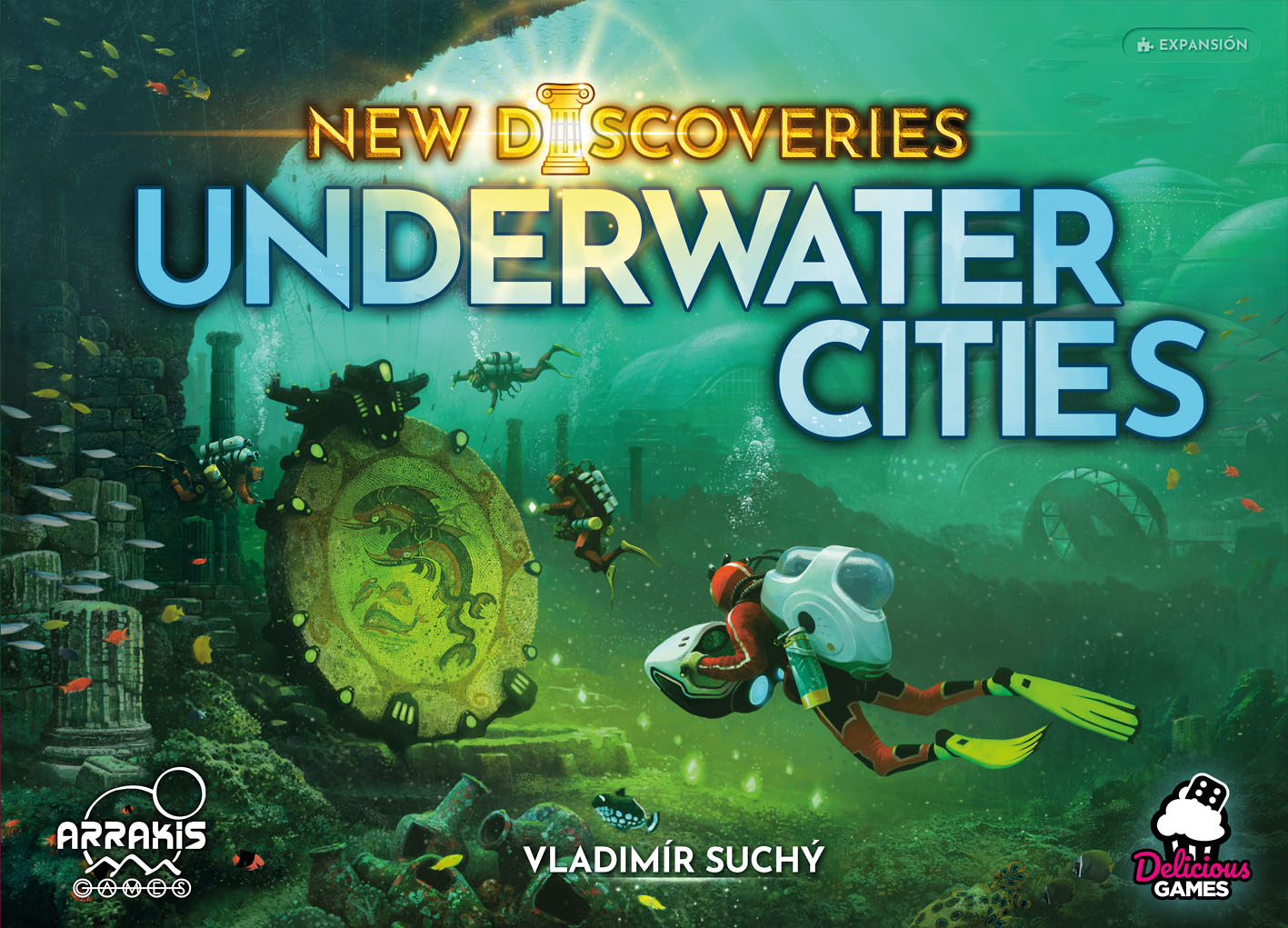 Caja de Underwater Cities - Expansión New Discoveries