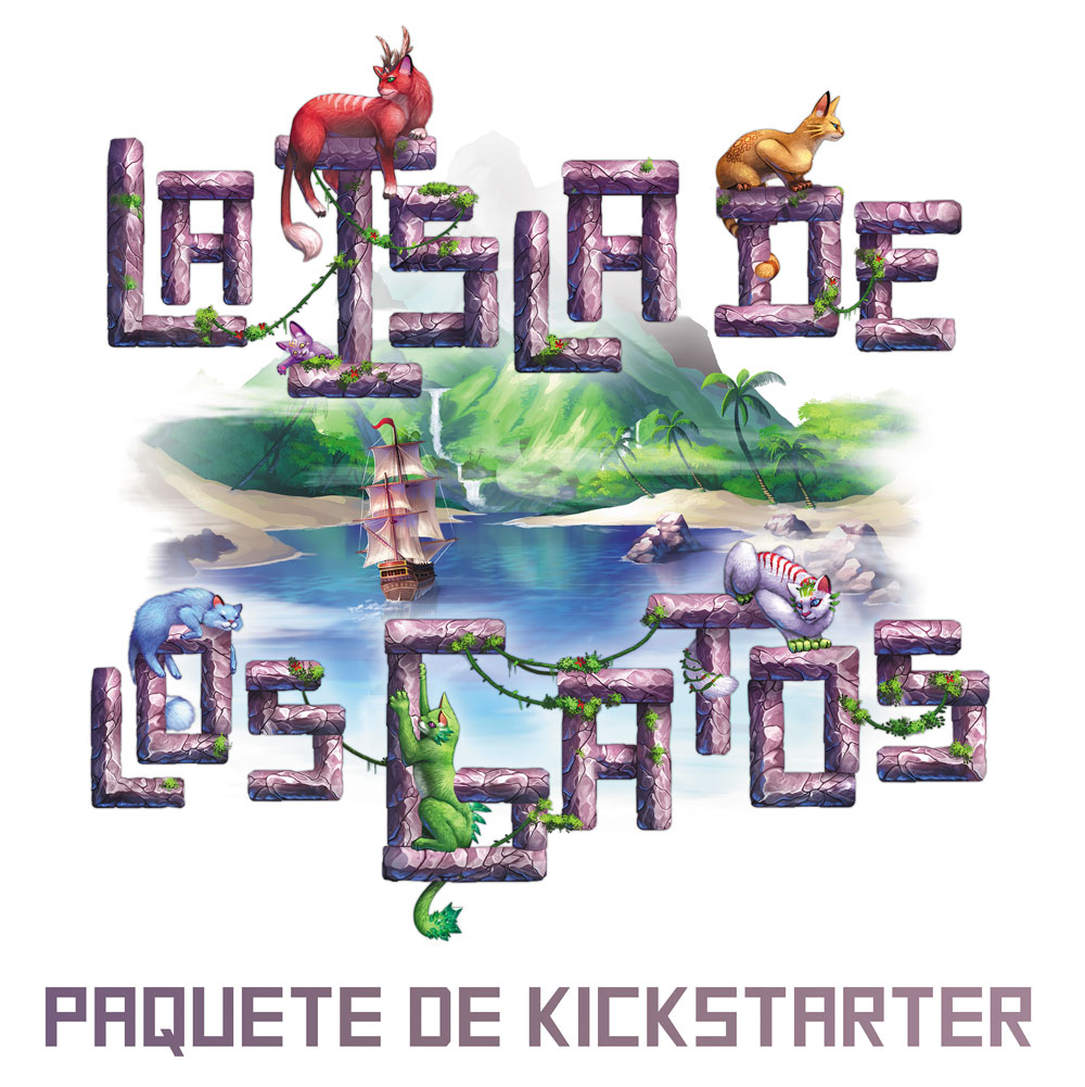 Caja de La Isla de los Gatos Paquete Kickstarter 1