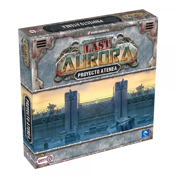 Caja de Last Aurora expansión Proyecto Atenea