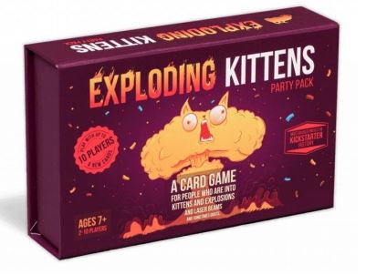 Caja de Exploding Kittens: Party Pack (NO INCLUYE BATERÍAS)