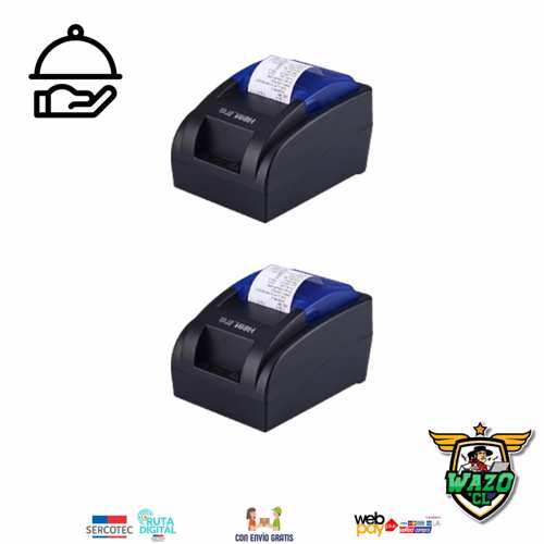 Dos impresoras térmicas de 58 mm del kit