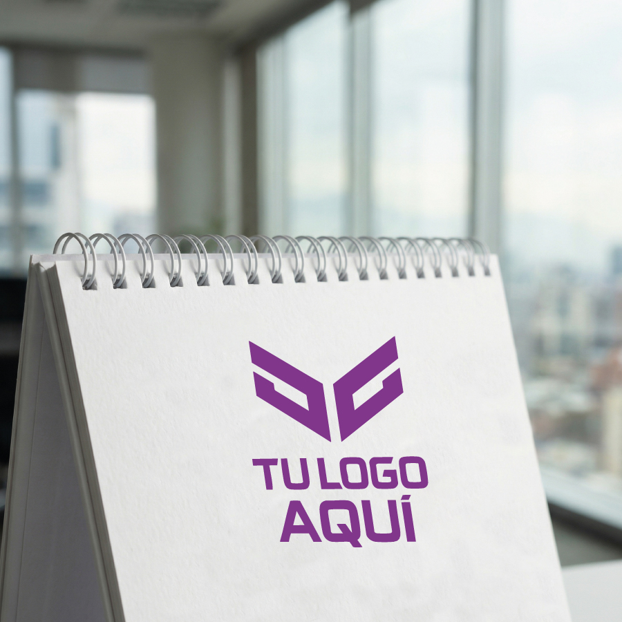 Calendario de escritorio personalizado con logo