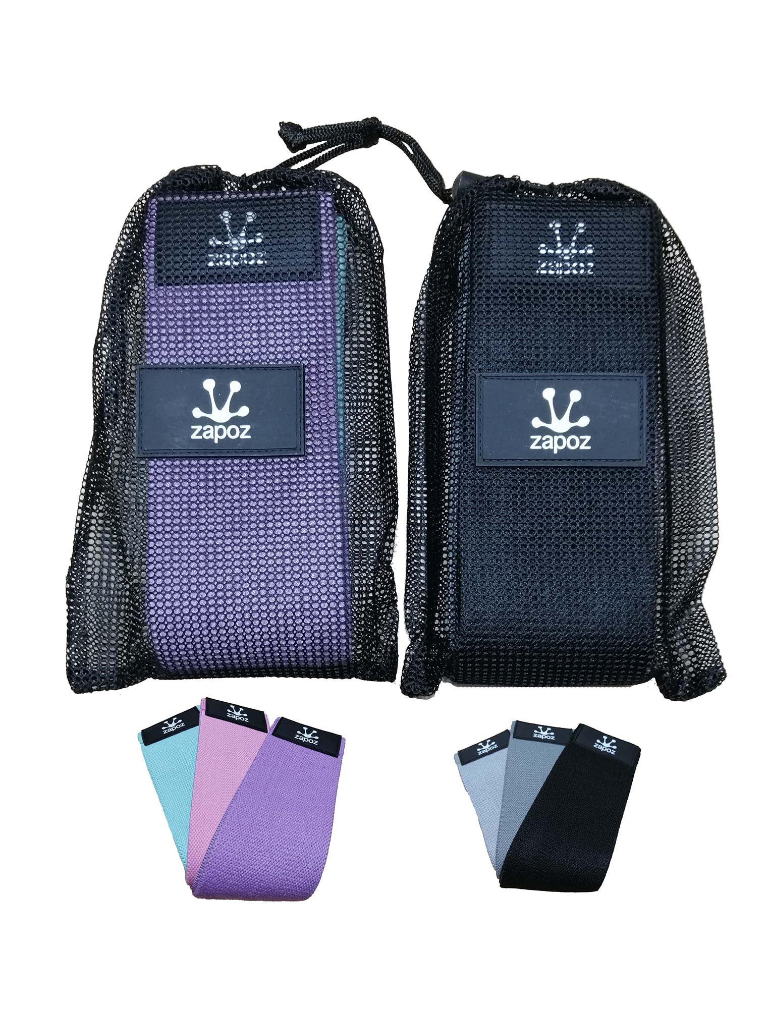 Set 3 Bandas De Resistencia De Tela Para Piernas Gimnasia 4